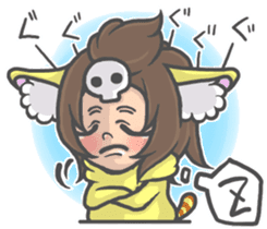 Cat person story.Answering sticker #6835287