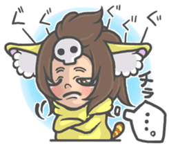 Cat person story.Answering sticker #6835288