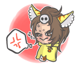 Cat person story.Answering sticker #6835291