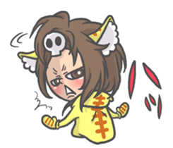 Cat person story.Answering sticker #6835293