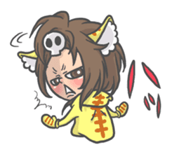 Cat person story.Answering sticker #6835293