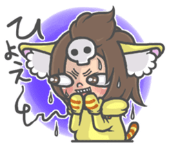 Cat person story.Answering sticker #6835296