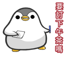 Penguin north of hard work diary. sticker #6836442