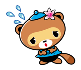 Mascot character of Tatebayashi ponchan sticker #6836673