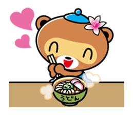 Mascot character of Tatebayashi ponchan sticker #6836679