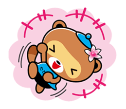 Mascot character of Tatebayashi ponchan sticker #6836683