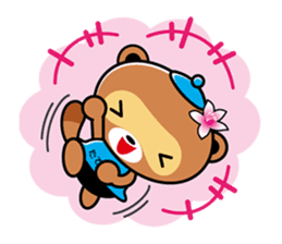 Mascot character of Tatebayashi ponchan sticker #6836683