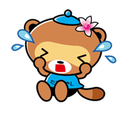 Mascot character of Tatebayashi ponchan sticker #6836686