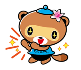 Mascot character of Tatebayashi ponchan sticker #6836690
