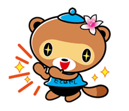 Mascot character of Tatebayashi ponchan sticker #6836690