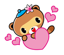 Mascot character of Tatebayashi ponchan sticker #6836694