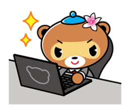 Mascot character of Tatebayashi ponchan sticker #6836704