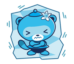 Mascot character of Tatebayashi ponchan sticker #6836710