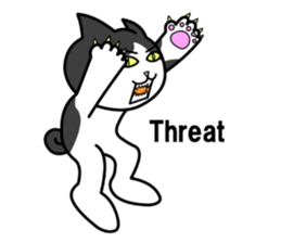 Loose cat.'chami'English sticker #6836796