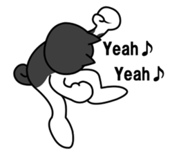 Loose cat.'chami'English sticker #6836799