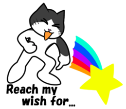 Loose cat.'chami'English sticker #6836803