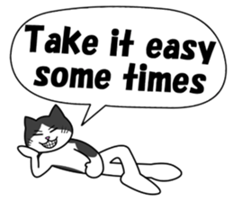 Loose cat.'chami'English sticker #6836808