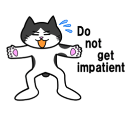 Loose cat.'chami'English sticker #6836818