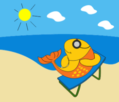 Funny Beach sticker #6836923