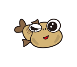 haze taro of a goby. sticker #6837014