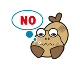 haze taro of a goby. sticker #6837029