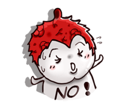litchi sticker #6837952