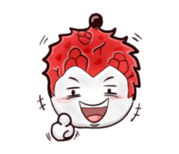 litchi sticker #6837972