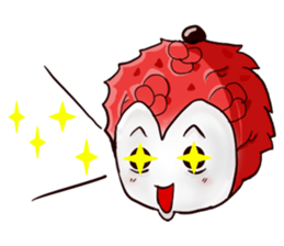 litchi sticker #6837979