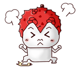 litchi sticker #6837986