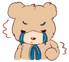 Brown Teddybear sticker #6838592