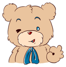 Brown Teddybear sticker #6838597