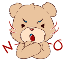 Brown Teddybear sticker #6838598