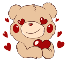 Brown Teddybear sticker #6838600