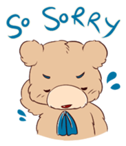 Brown Teddybear sticker #6838606