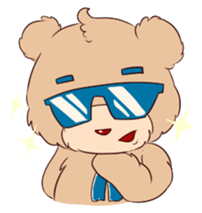 Brown Teddybear sticker #6838609