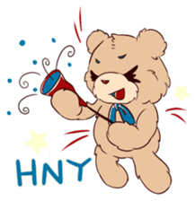 Brown Teddybear sticker #6838615