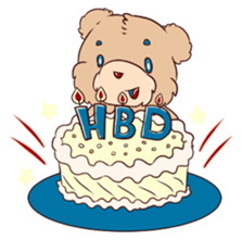 Brown Teddybear sticker #6838616