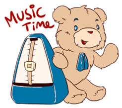 Brown Teddybear sticker #6838619