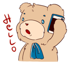 Brown Teddybear sticker #6838621