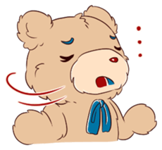 Brown Teddybear sticker #6838622