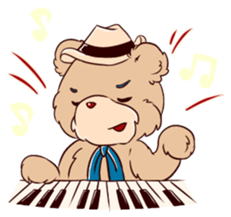 Brown Teddybear sticker #6838623