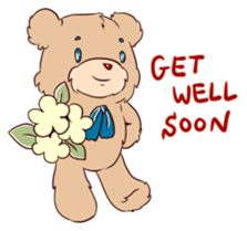 Brown Teddybear sticker #6838625