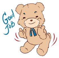 Brown Teddybear sticker #6838627
