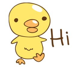 Cutie baby duck sticker #6838712