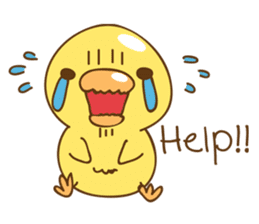 Cutie baby duck sticker #6838719