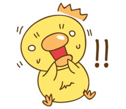 Cutie baby duck sticker #6838722