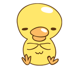 Cutie baby duck sticker #6838732