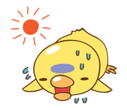 Cutie baby duck sticker #6838733