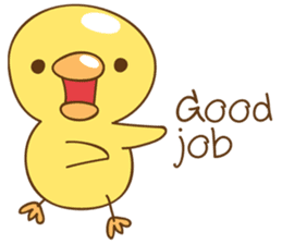 Cutie baby duck sticker #6838744