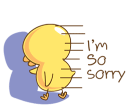 Cutie baby duck sticker #6838747